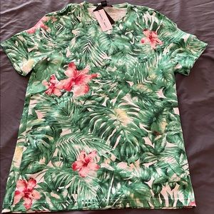 Michael Kors floral T-shirt size small